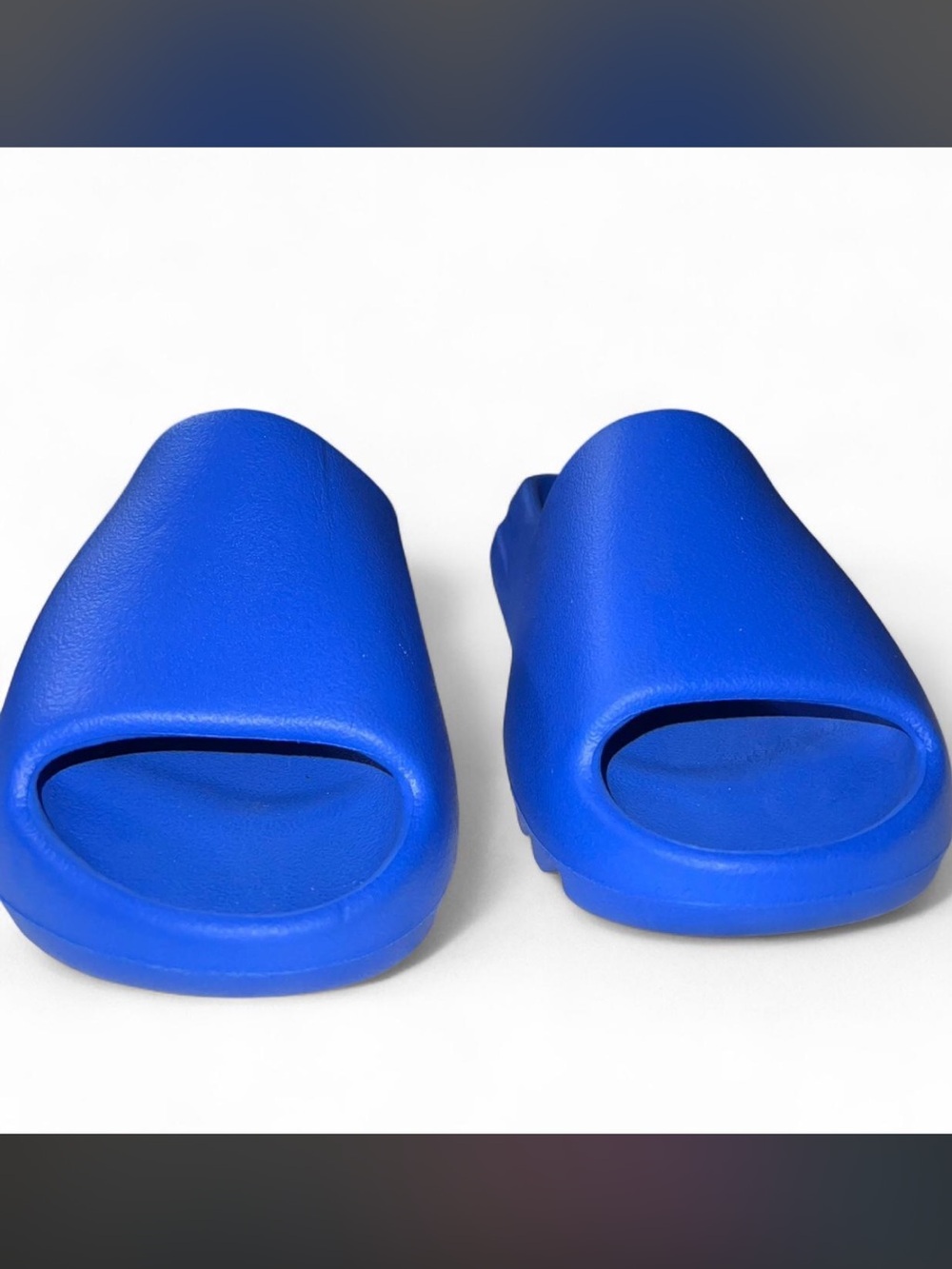 adidas Royal Blue Molded Foam Slide Sandals